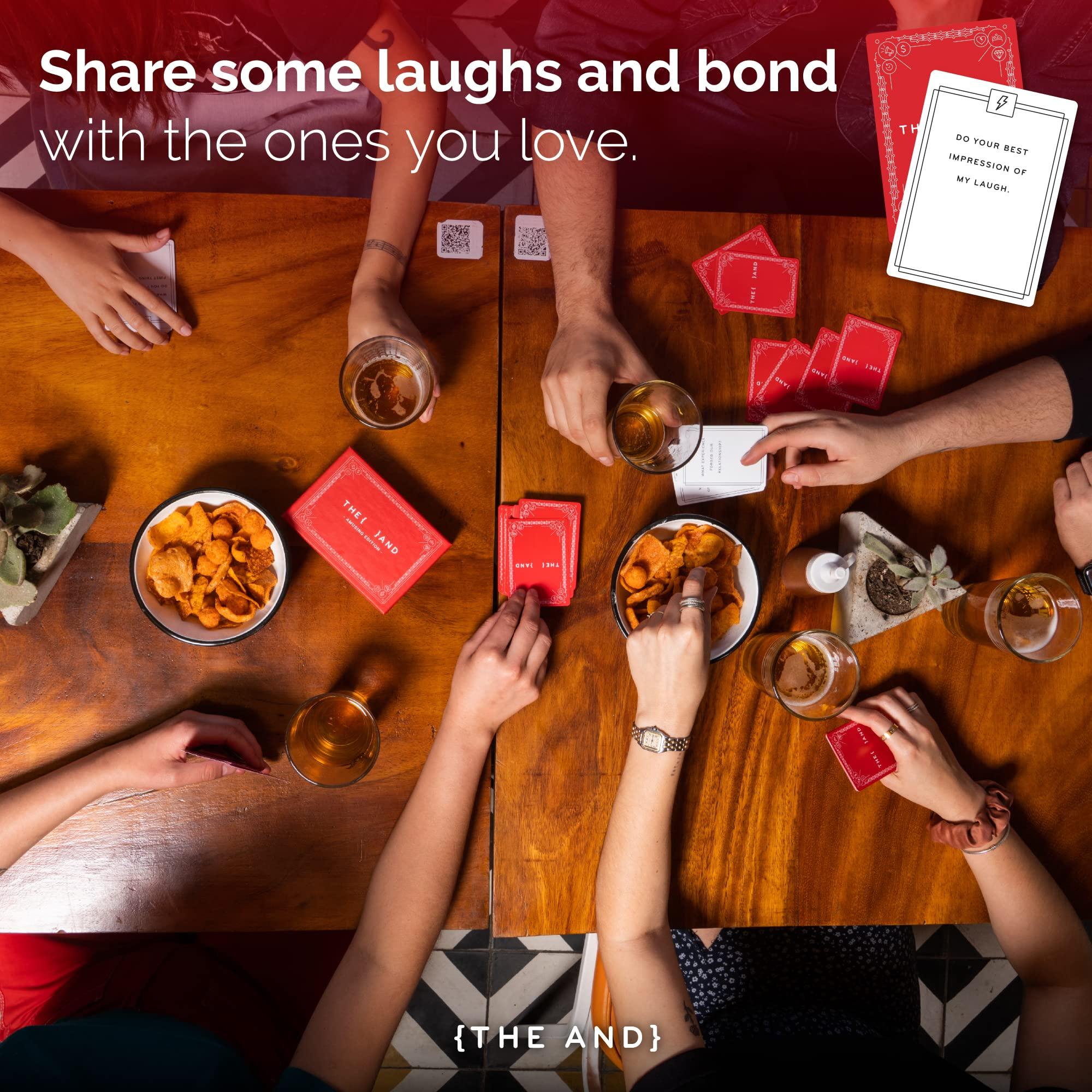 The Skin Deep The Skin Deep (The and) Amusing Edition - 199 Fun Question Cards for Friends, Family, Couples - Random & Funny Ice Breaker Conversation Starter Cards - Get Everyone Talking at Game Night or a Party