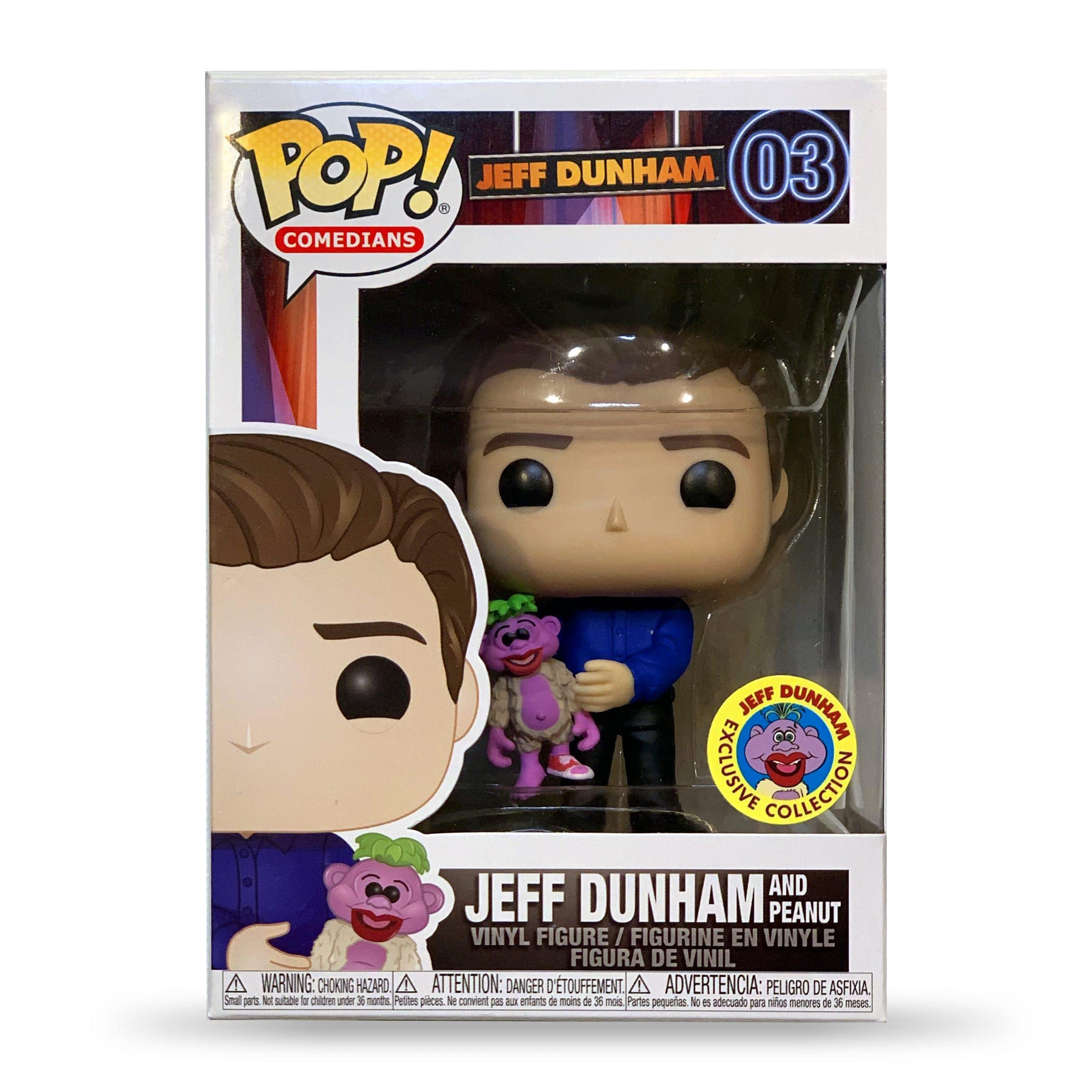 Jeff Dunham Jeff Dunham - Funko Pop and Peanut - Unsigned - Collectible Doll (Stands 4\" Tall)