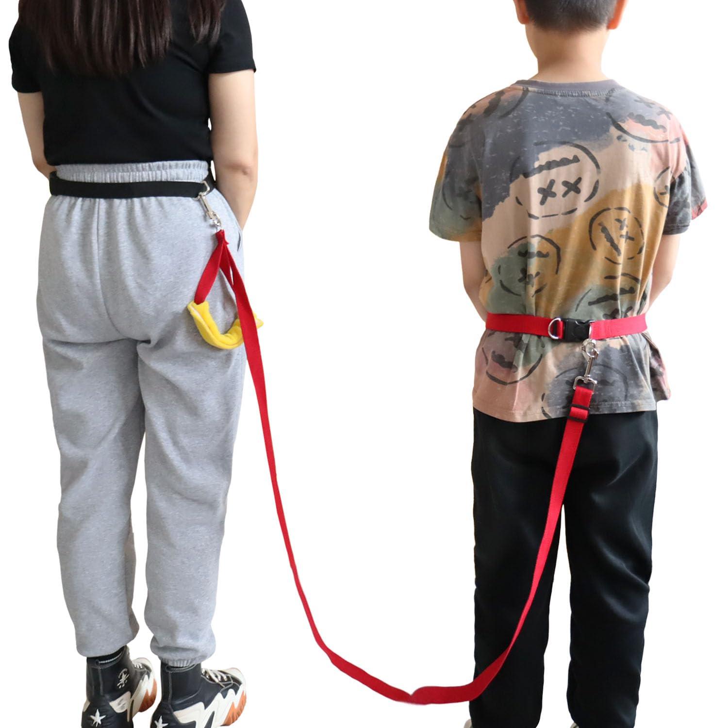 pinklilycare pinklilycare Autism Hands Free Safety Belt Walking Harness for Bigger Children with Adjustable Tether for ADHD Special Needs