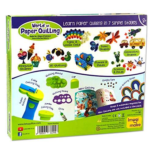 Quill On Quill On World of Paper Quilling with Electric Quilling Tool | Paper Quilling Kit | Crafts for Girls Ages 8-12 | Craft Kit | 8 Year Old Girl Birthday Gift