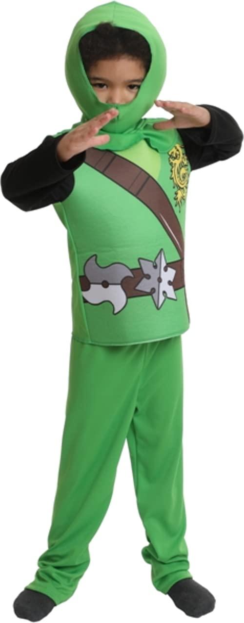 Karnival Costumes Mighty Green Ninja Child\'s Costume Large 7-8