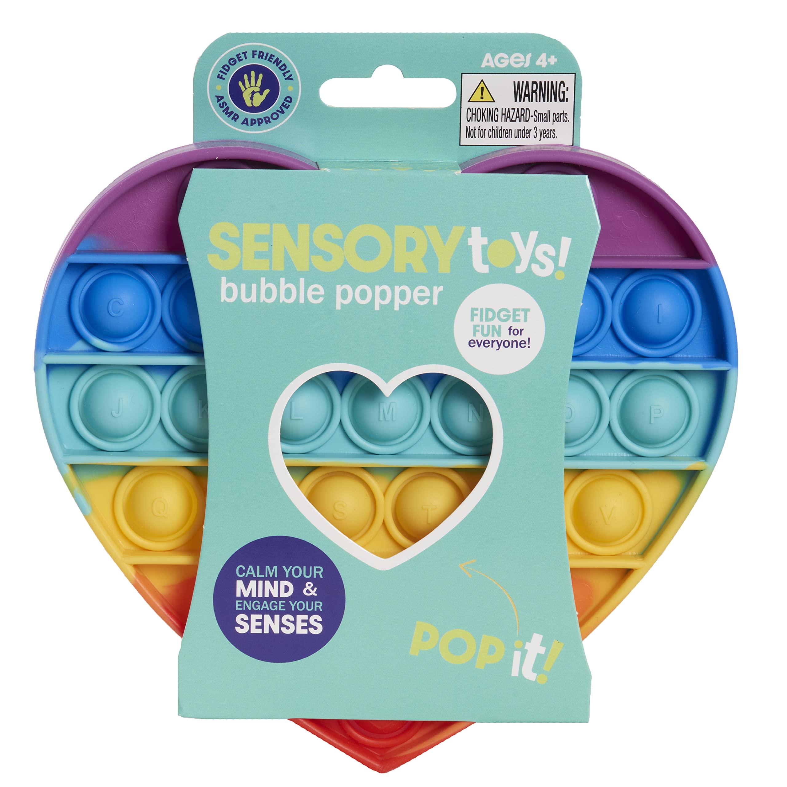 Just Play Just Play Fidgetz Pop Em\'s Assortment Fidget Toys, Styles May Vary, Button Sensory Toys for Kids and Adults, Anxiety and Stress Relief Toys, Kids Toys for Ages 3 Up- 48 Pieces