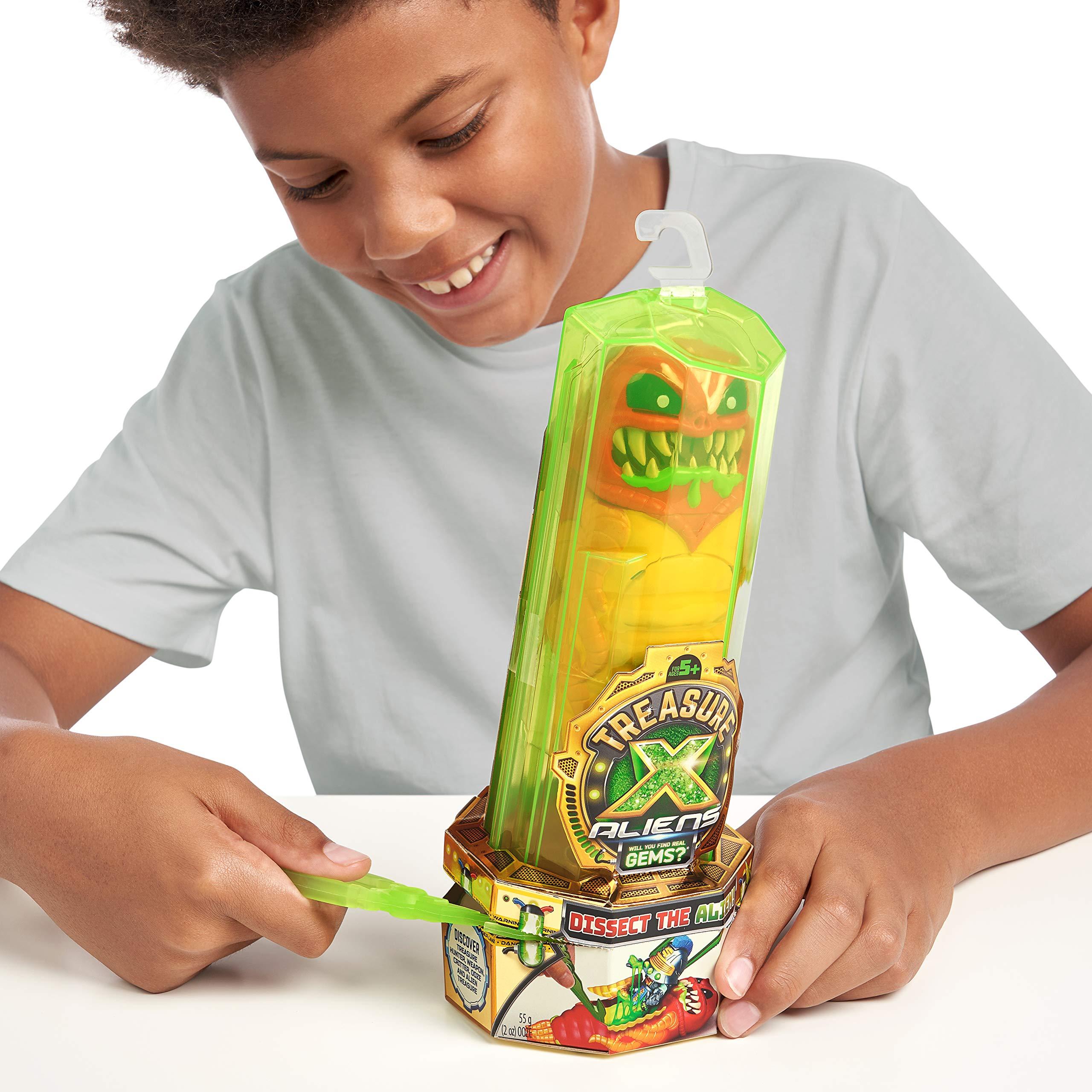 Treasure X Treasure X Aliens - Dissection Kit with Slime, Action Figure, and Treasure, Multicolor