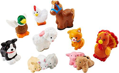 Fisher-Price Fisher-Price Little People Farm Animal Friends with Baby Bunnies & Piglets