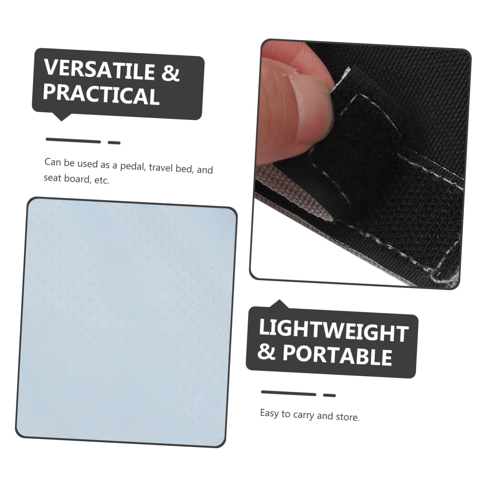 HAPINARY HAPINARY 1 Set Portable Travel Bed Seat Essentials Travel Essentials Airpl Extender Plane Bed Jet Travel Supplies Travel Bed Flight Bed Black