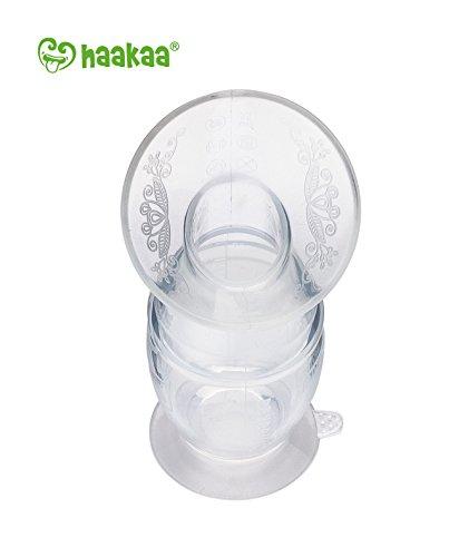 haakaa Haakaa New Silicone Breast Pump 150ML with Suction 100% Food Grade Silicone BPA PVC and Phthalate Free (150ml)