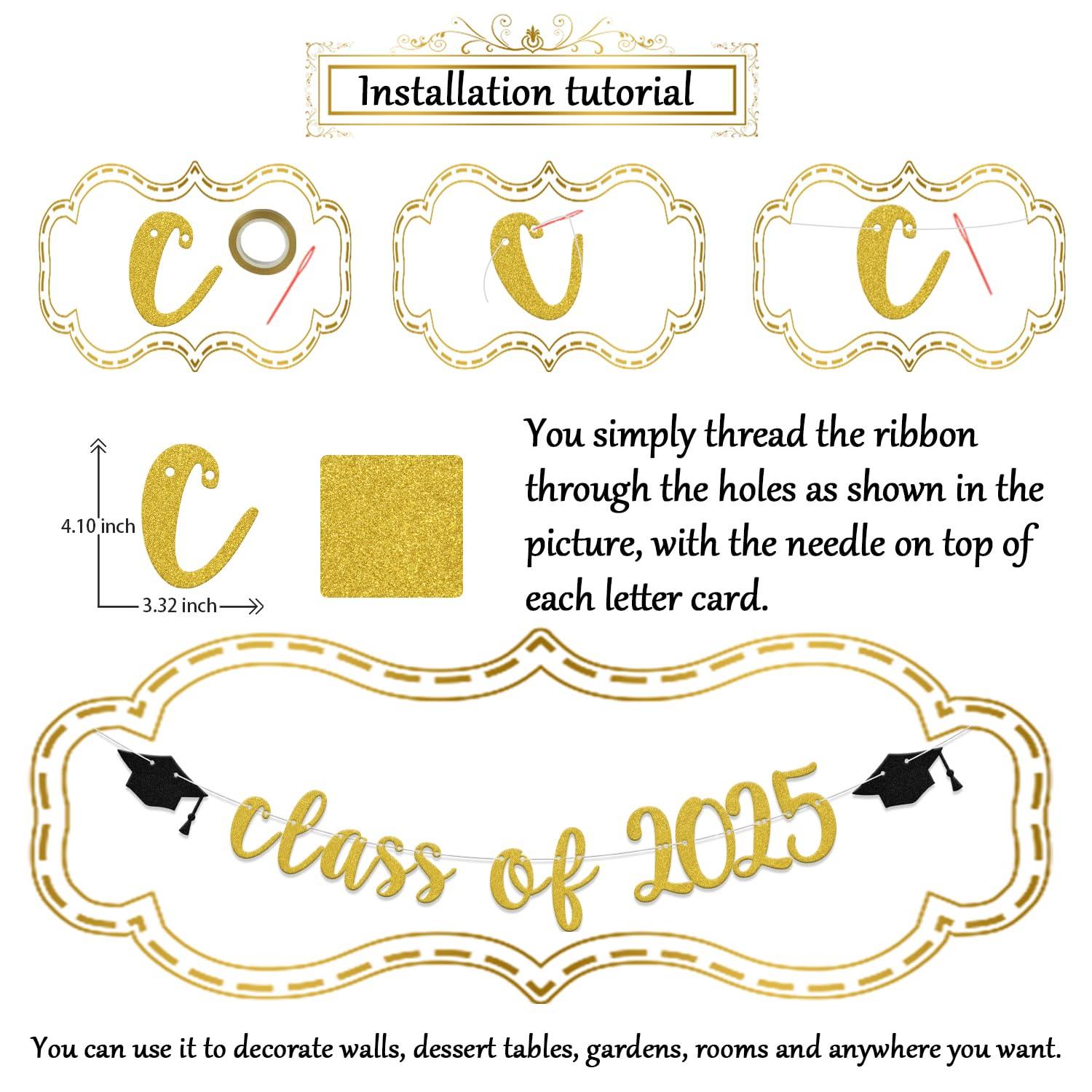 WFKLDF Class of 2024 Banner, 2024 Graduation Party Decorations, Class of 2024 Decorations, We\'re So Proud of You, Congrats Grad 2024 Graduations Party Supplies