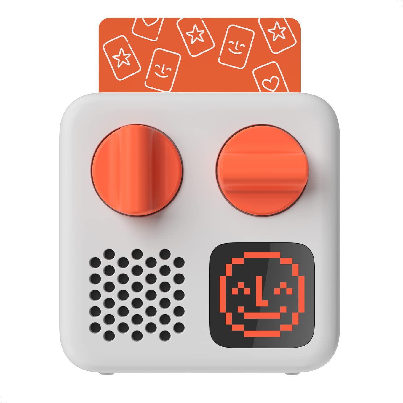 YOTO Yoto Mini (2024 Edition) + Make Your Own Card Kids Screen-Free Bluetooth Audio Player, All-in-1 Travel Device Plays Stories Music Podcast Radio Ok-to-Wake Clock, Use as Speaker or with Headphones