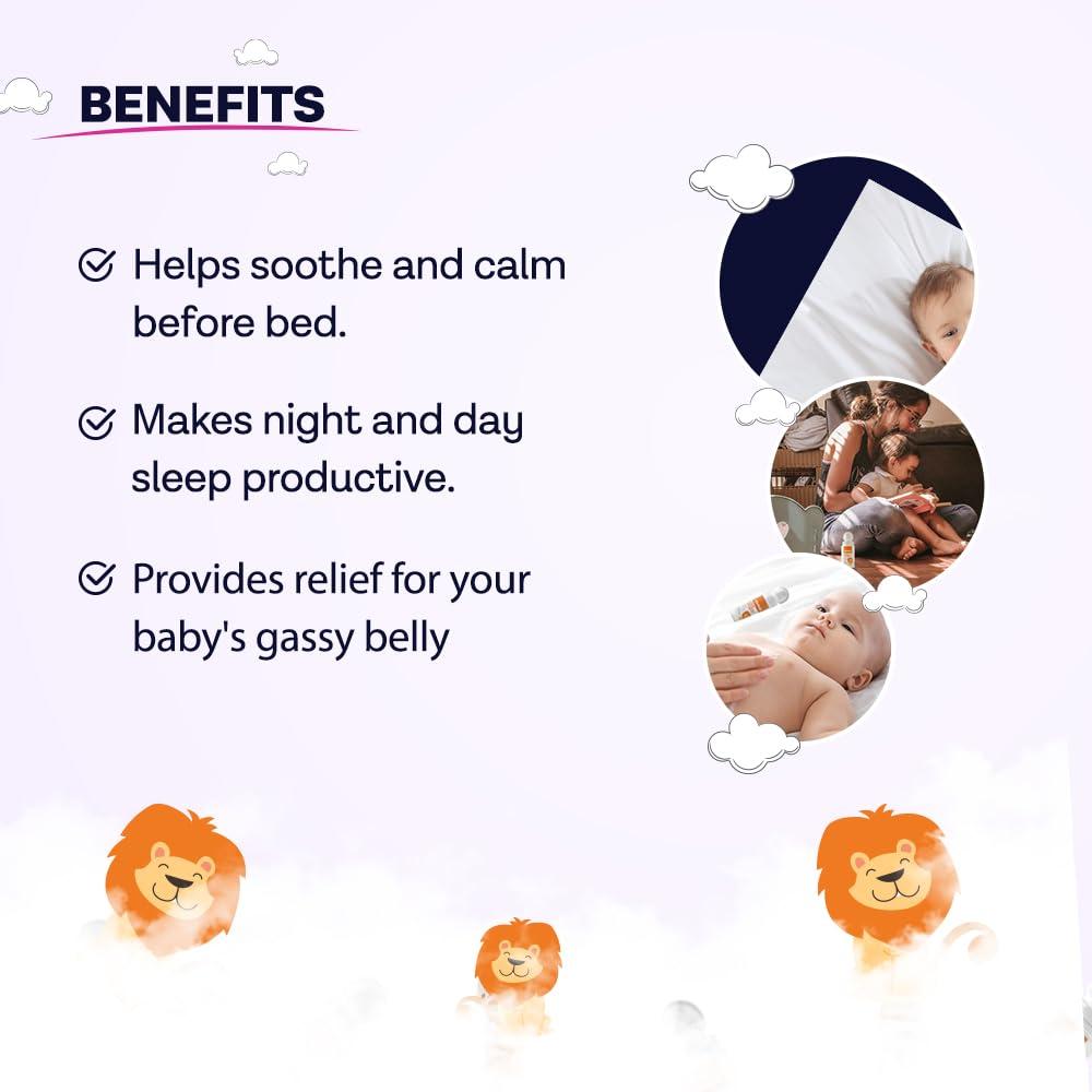 Clinikid Clinikid Calming Baby Massage Oil, Soothing and Calming Baby Lotion, Helps Relaxation for Newborn, 2.02 Fl Oz (2)