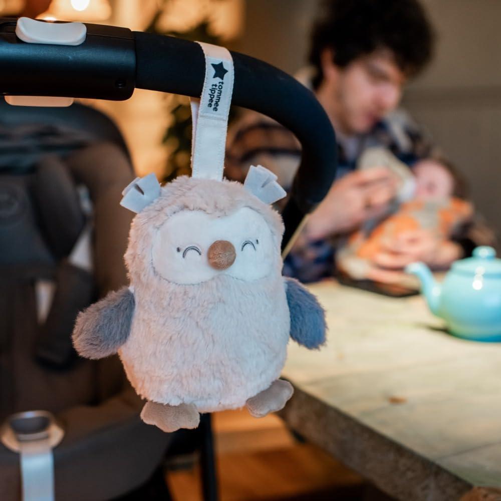 Tommee Tippee Tommee Tippee Mini OllieOwl Travel Nursery Sleep Aid, White Noise Machine, USB-Chargeable, 72 Hour Battery Life, Machine Washable