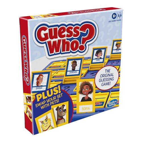 Hasbro Gaming Hasbro Gaming Guess Who? People & Pets Board Game Edition | The Original Guessing Game | Easter Gifts for Girls & Boys | Ages 6+ (Amazon Exclusive)