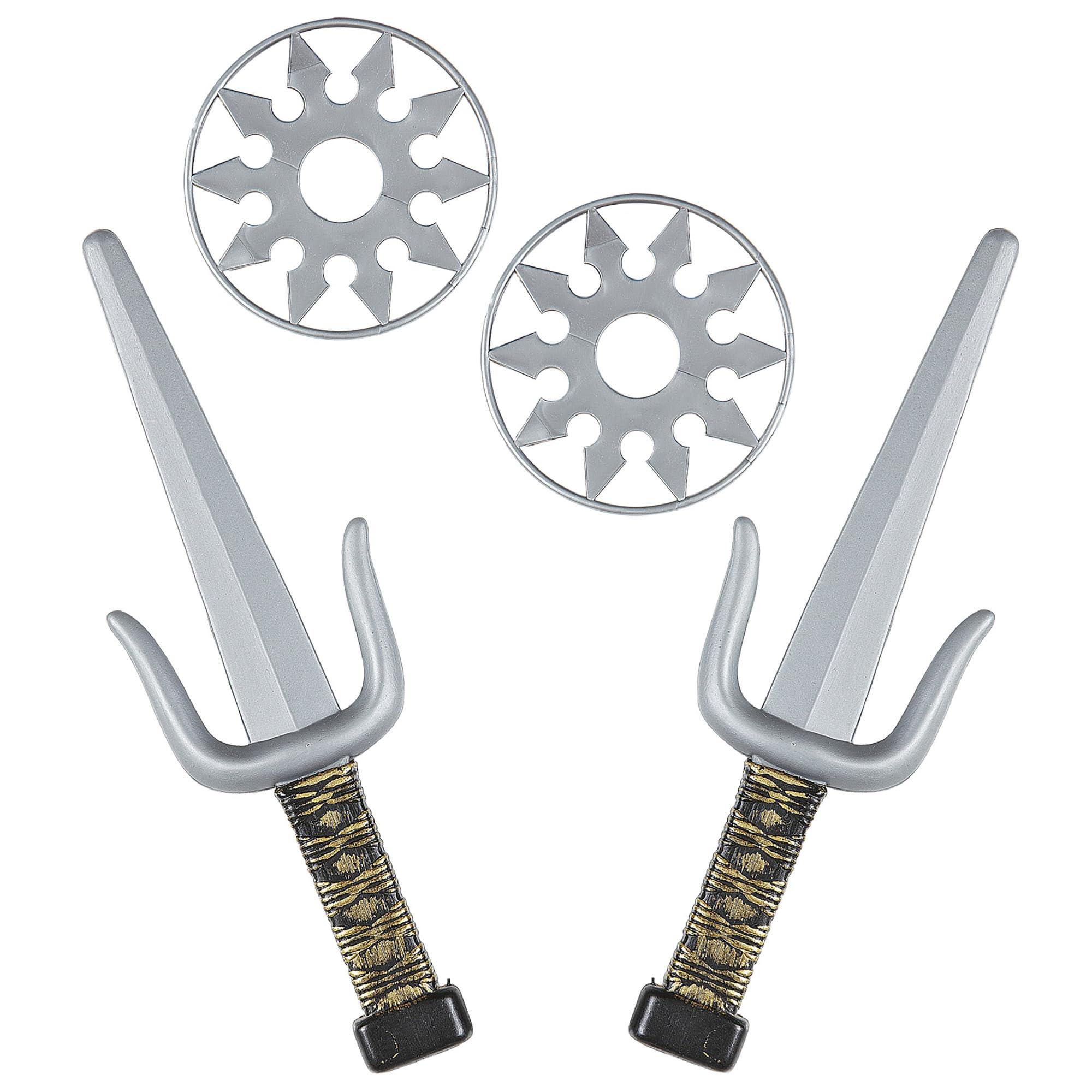 W WIDMANN MILANO Party Fashion WIDMANN 01205 Ninja Weapons Set One Size