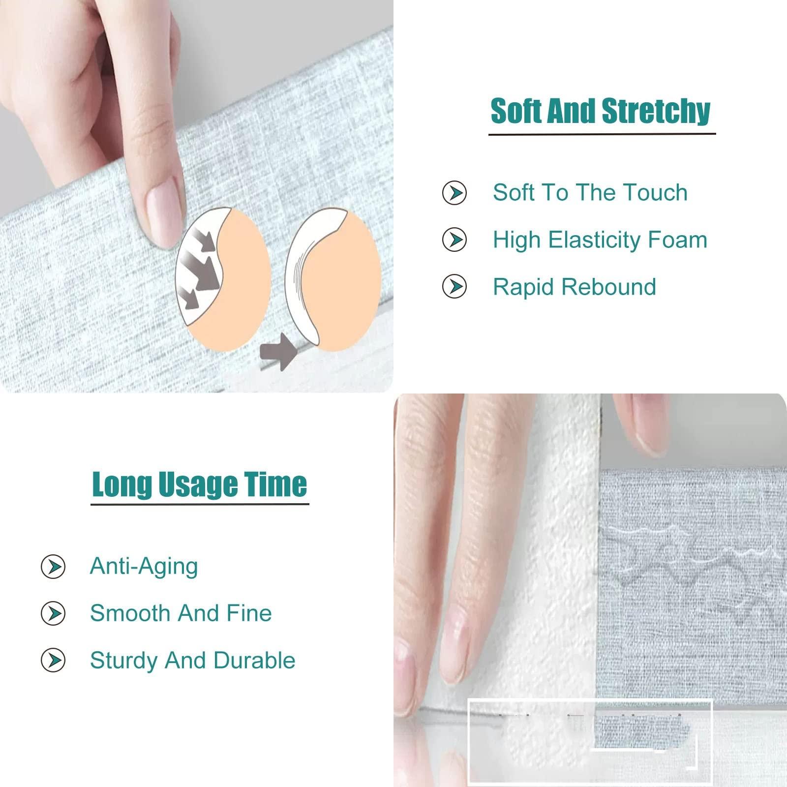 SRNSAEB 5cm/ 2in Width Wall Corner Guard Edge Protector, Self Stick Flexible Wall Corner Edge and Bumpers Guards for Kids Safety Home Decor Wall Protection (Color : Light Coffee, Size : 100cm/39.4in)