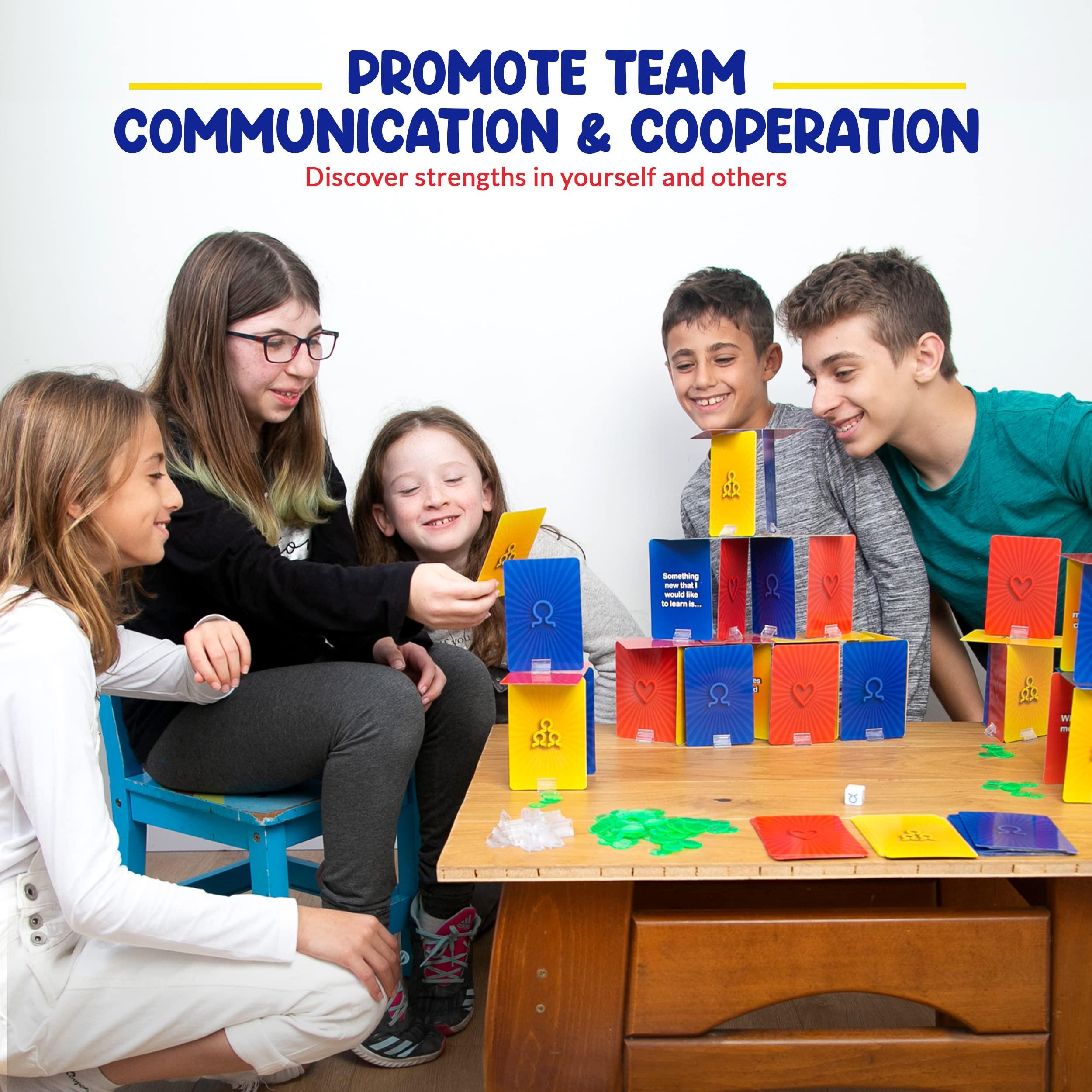 StrongSuit StrongSuit -The Tower of Self Esteem, Therapy Games for Kids & Counseling Games | CBT Play Therapy Tools to Boost Social Skills, Emotion Regulation, Mindfulness - for Therapists, Counselors, Parents