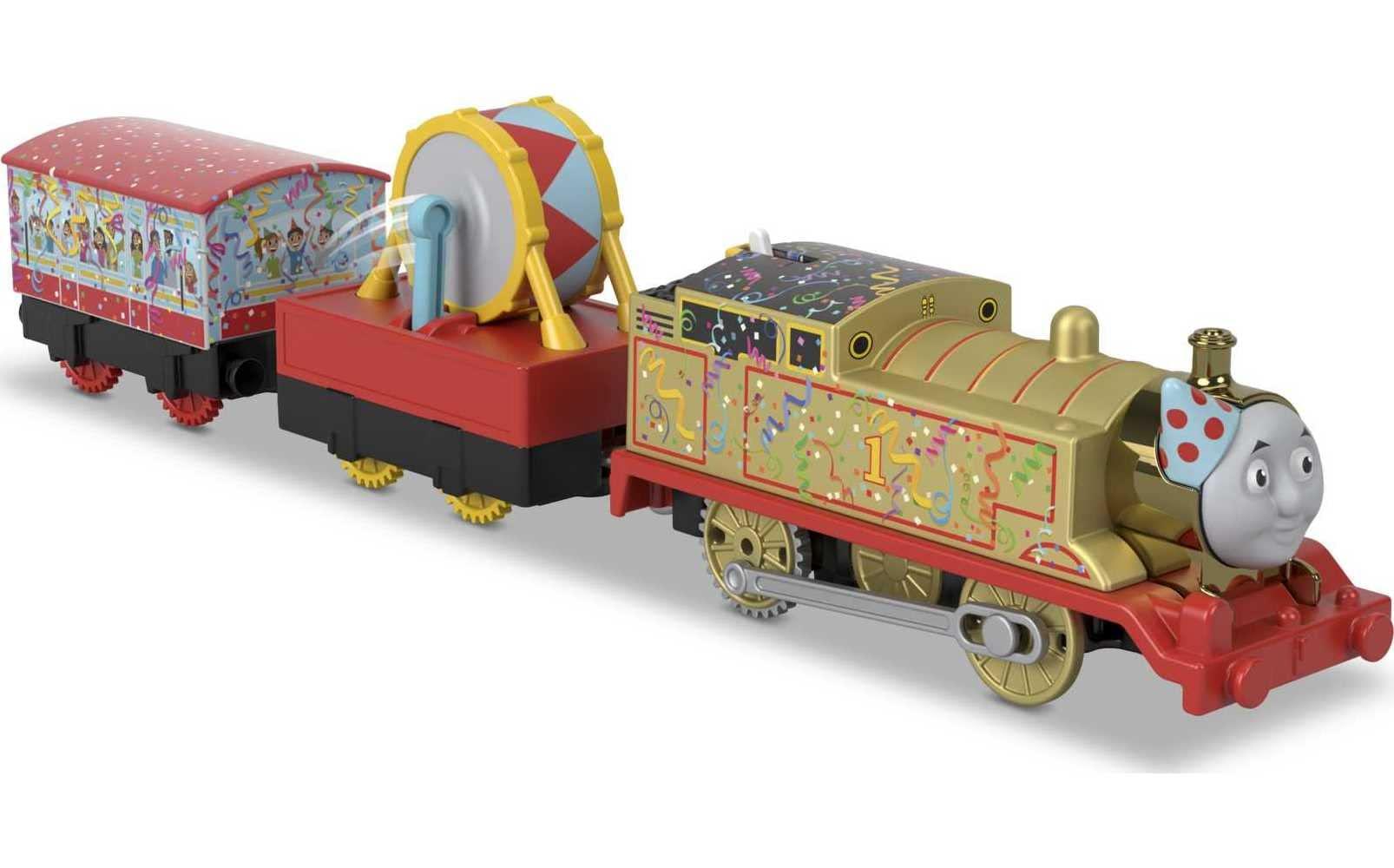 Thomas & Friends Fisher-Price Thomas & Friends Trackmaster Golden Thomas, Motorized Train Engine for Preschoolers Ages 3 Years & Older