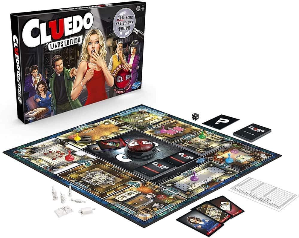 Hasbro Gaming Hasbro Gaming Cluedo Liars Edition Board Game; Murder Mystery Game for Children from 8 Years Old; Expose Dishonest Detectives with The Liar Button