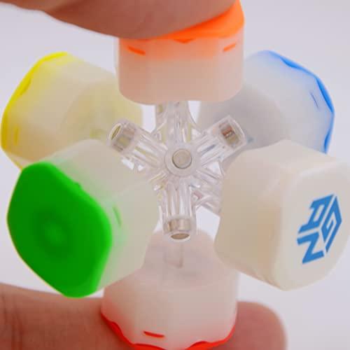 Bukefuno Bukefuno GAN 11 M Pro 3x3 Magnetic Speed Magic Cube stickerless GAN11M Pro 3x3x3 Puzzle Magic Cube(GAN11 M Pro Primary Color Kernel Version)