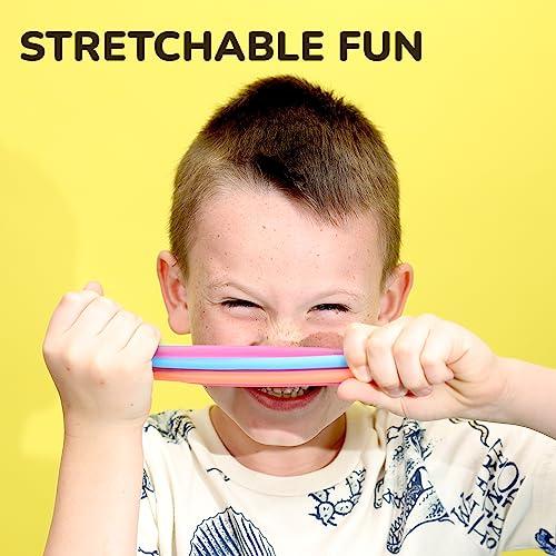 Entervending Monkey Noodle Toys - Stretchy String - 10 Pcs Kids Party Favors Bulk Stretchy Toys - Fidget Noodles Tactile Sensory Toys - Stretchy Strings for Kids