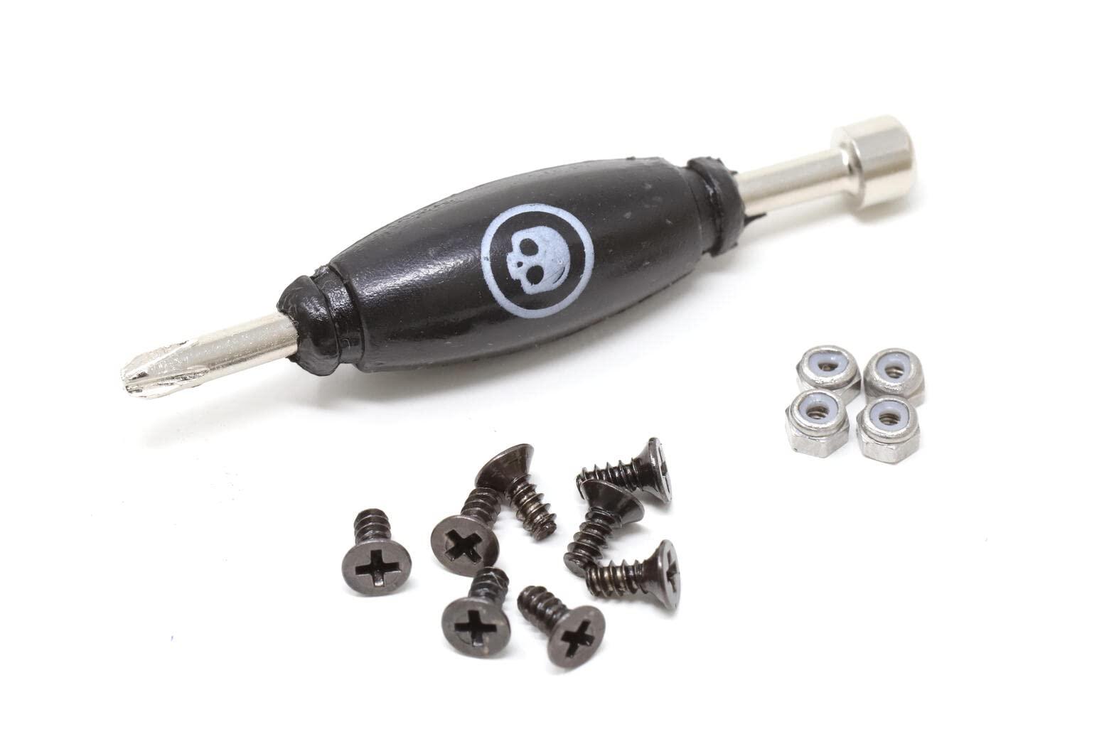 Skull Fingerboards Skull Fingerboards Einstein in Space 34mm Pro Part Upgraded Complete Professional Wooden Fingerboard Mini Skateboard 5 PLY Premium Grade Veneer with Polyurethane ABEC Bearing Wheels