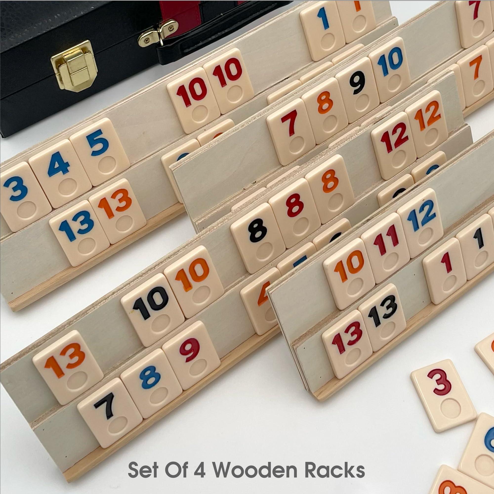CHH Deluxe Rummy with Wooden Racks in Attache Case