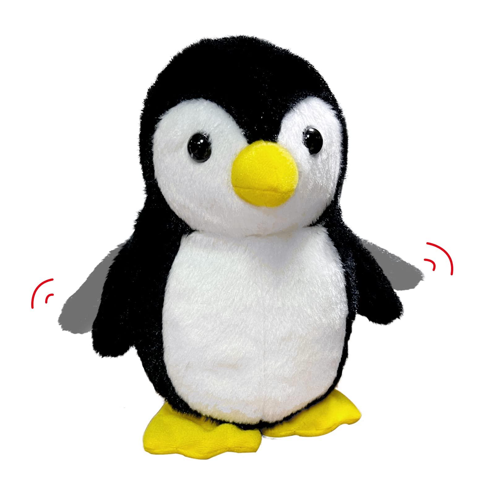 YH YUHUNG YH YUHUNG Walking Penguin Plush Toy Repeats What You Say with Clear Voice Talking Penguin Stuffed Animal Repeating Toy Animal for Boys and Girls