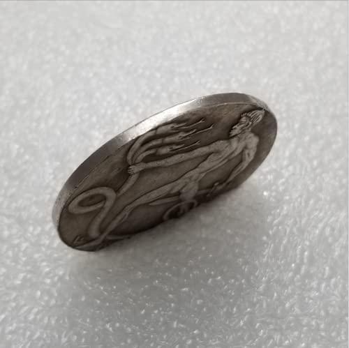 WSGB WSGB German Coin Three-Headed Snake and Sword Coin Gift Three-Headed Snake and Sword Coin Souvenir Lucky Coin