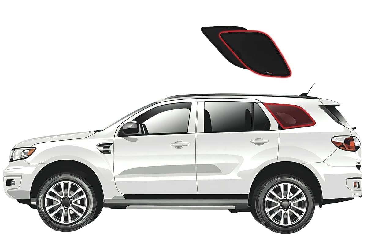 Snap Shades Snap Shades for Ford Everest/Endeavour 2nd Generation Port Window Shades (U375/UA; 2015-2022)