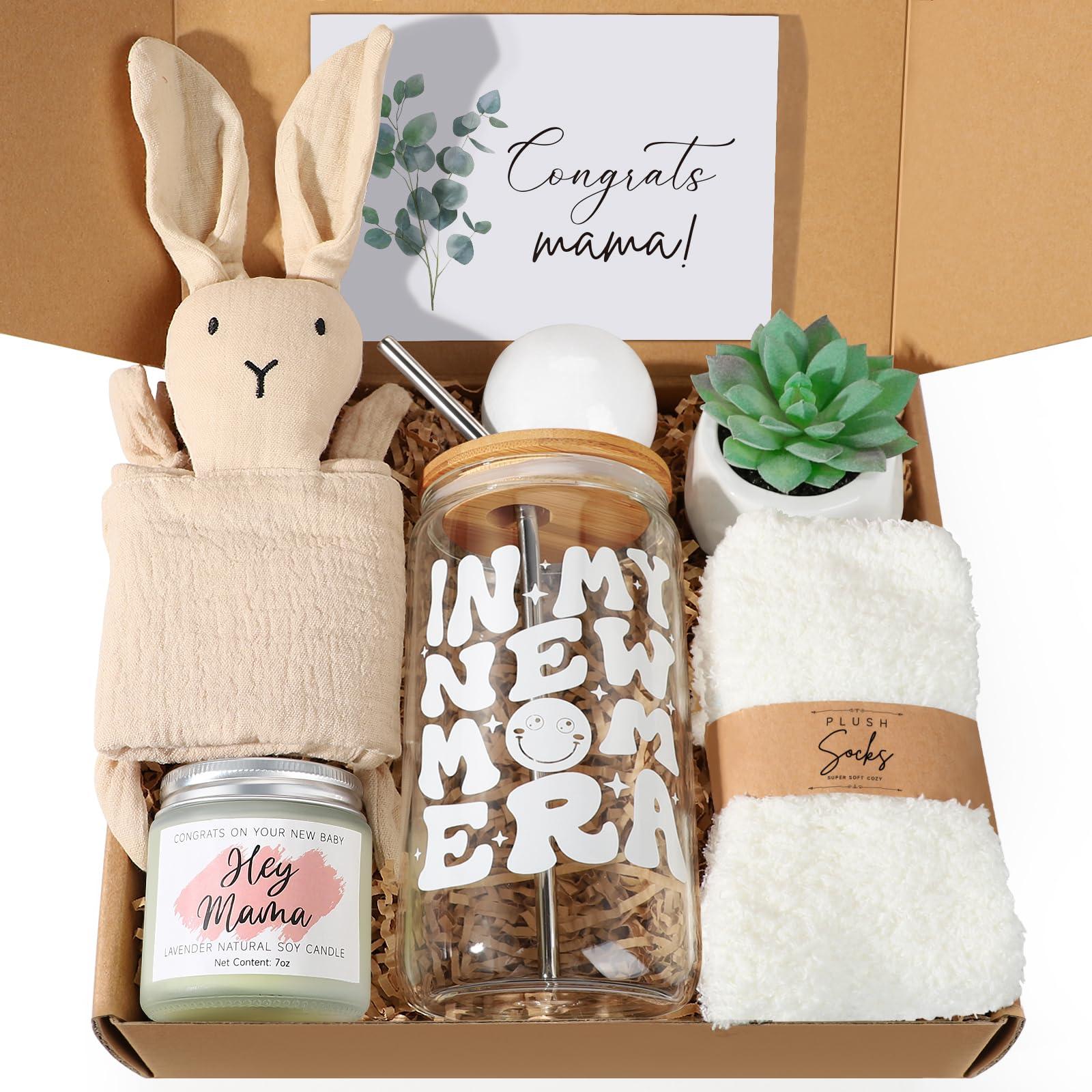 iAOVUEBY New Mom Gifts, Baby Shower Gifts for Expecting Mommy to Be, New Mom Care Package After Birth, Post Partum Essentials Self Care Package for Women, First Time Pregnancy Birthday Christmas Gifts