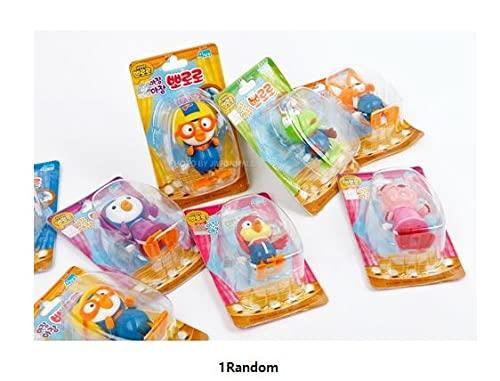 Microphone Pororo Petty Microphone Shape Toy (Blue or Red)& Walking Pororo Doll(1Random) Set Various Sounds & Shine+Sinbi Tissue