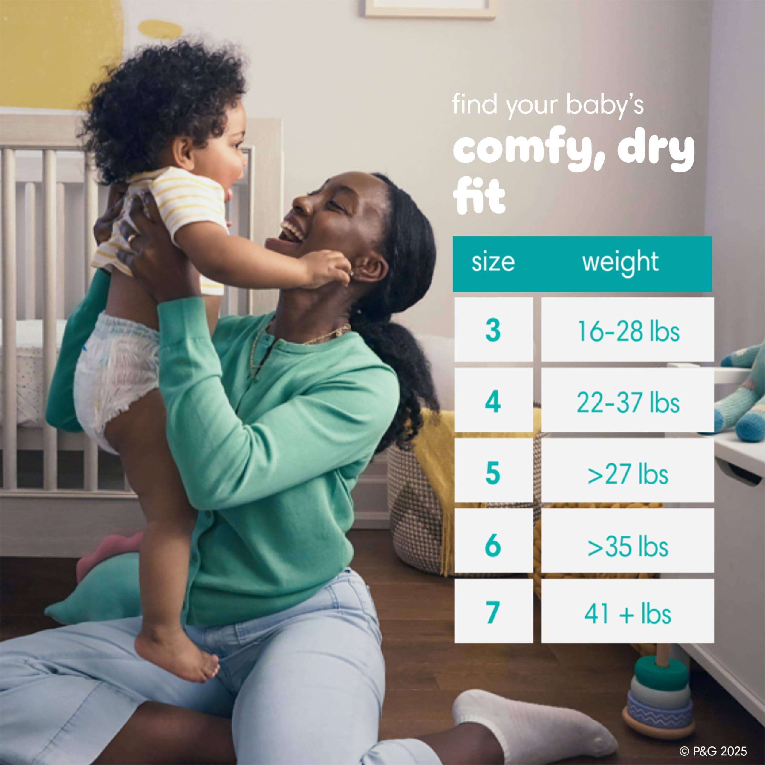 Pampers Pampers Diapers - Swaddlers 360 - Size 3, 156 Count, for up to 100% Leakproof Premium Skin Protection