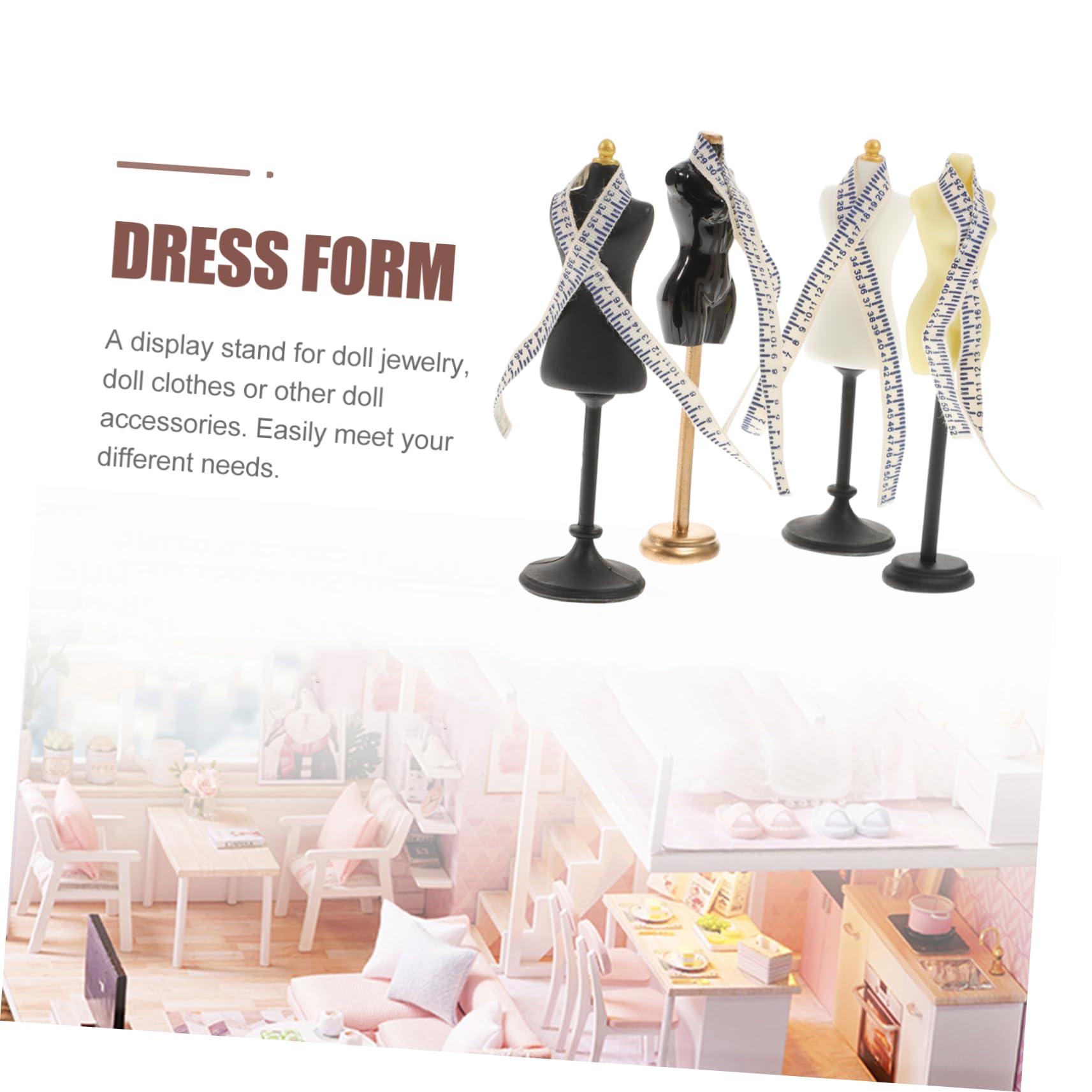 Toyvian 16 Sets Miniature Scene Mannequin Sewing Mannequin Miniature Dress Form Miniature Female Mannequin Small Female Mannequin Doll Female Mannequin Doll Accessory Doll Dress Form