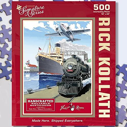 PuzzleTwist PuzzleTwist Jigsaw Puzzle | Made Here - Shipped Everywhere | Maynard\'s Signature Series | 500 Pieces | Port City Family Pastime