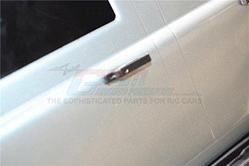 GPM R/C Scale Accessories : Simulation Door Handle (Large) For TRX-4 Trail Defender Crawler - 4Pc Set Black