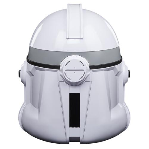 Hasbro Star Wars The Black Series Phase II Clone Trooper Premium Electronic Helmet, The Clone Wars Roleplay Collectible, Kids Ages 14 and Up