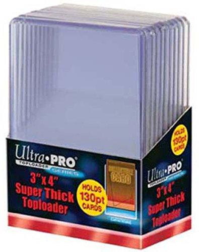 Ultra Pro 2 Ultra Pro 130pt Top Loaders 20 Total (2 10ct Packs) Fits cards up to 130 Point Thick