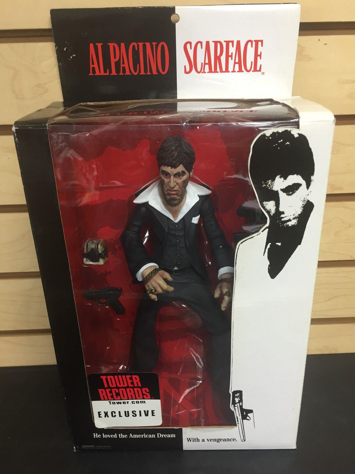 Scarface SCARFACE Al Pacino TOWER RECORDS EXCLUSIVE Tony Montana MEZCO 10" Action Figure