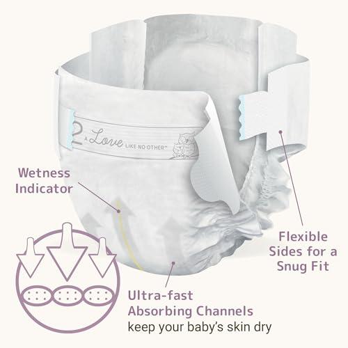 Bambo Nature Bambo Nature Hypoallergenic Baby Diapers, Eco-Labelled Sustainable Diapers, Enhanced Leakage Protection, Totally Chlorine-free, Skin Friendly, and Super Absorbent - Size 2 (32 Count)