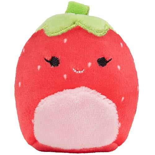 Squishville Squishville by Squishmallows Mini Plush Fruit Squad, Six 2" Soft Minimallow Plush, Irresistibly Colorful Fruits, Mini Peach, Pineapple, and Watermelon