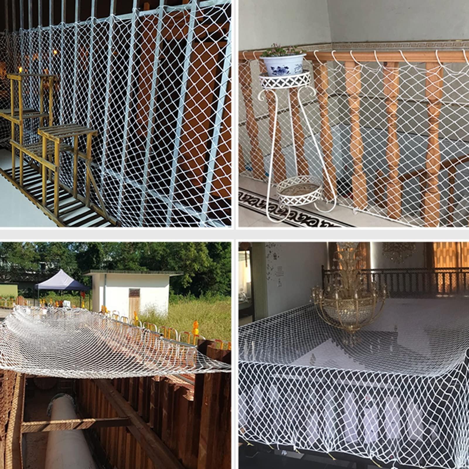 AWSAD AWSAD Child Safety Net Railing and Staircase Safety Net Fall Protection Net National Standard Flame Retardant Outer Frame Pick Net Nylon Anti-Drop Pocket Net