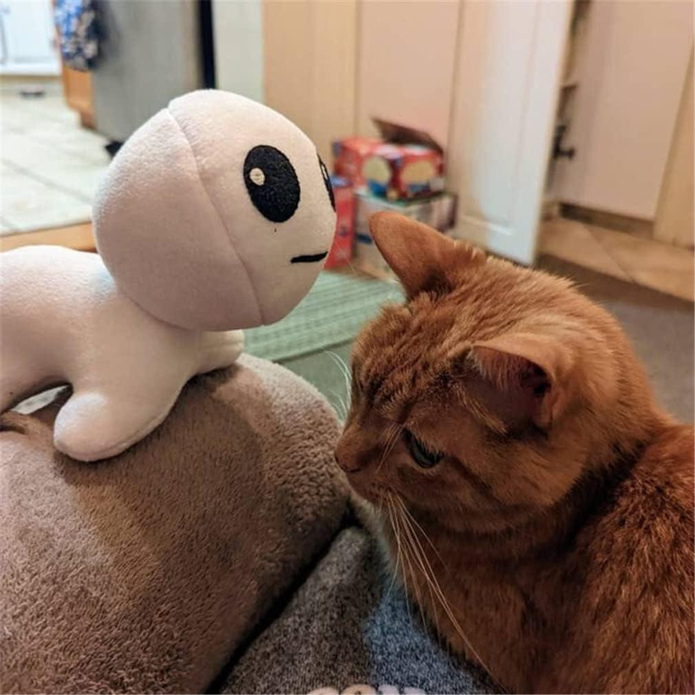 LAIDAN tbh Autism Creature Plush White Yipee Creature Plush Toy, TBH Creature Stuffed Animal Yipeeee Plushie Doll for Boys Girls Kids Birthday Gift