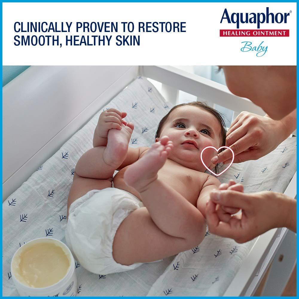 Aquaphor Aquaphor Baby Healing Ointment Advanced Therapy Skin Protectant, Dry Skin and Diaper Rash Ointment, 7 Oz Tube
