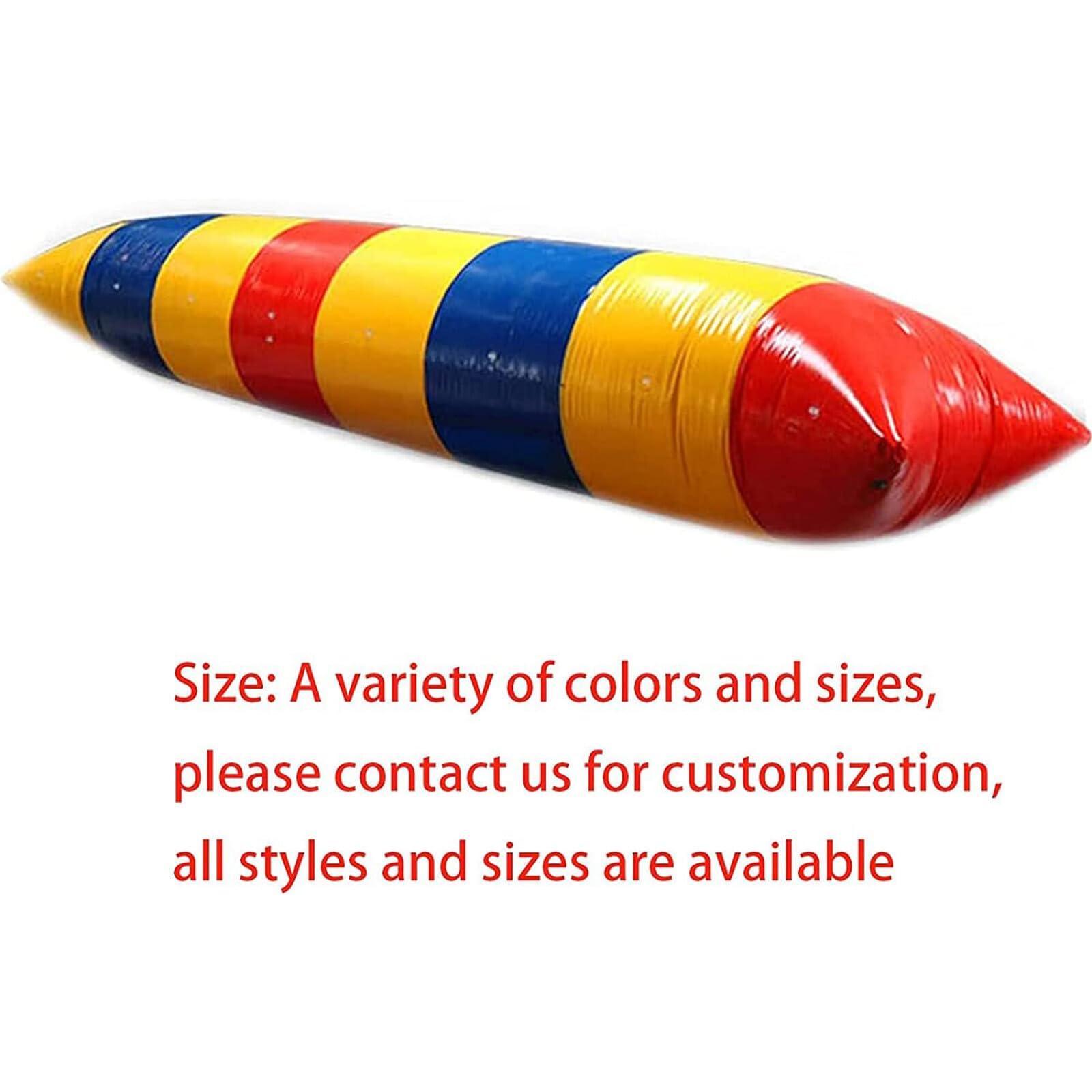 ZALIX Inflatable Water Catapult - Water Inflatable Catapult Bag Jumping Pillow with Air Pump,Water Catapult Bag, Inflatable Water Drop Jumping Bag,Suitable for Adults and Children