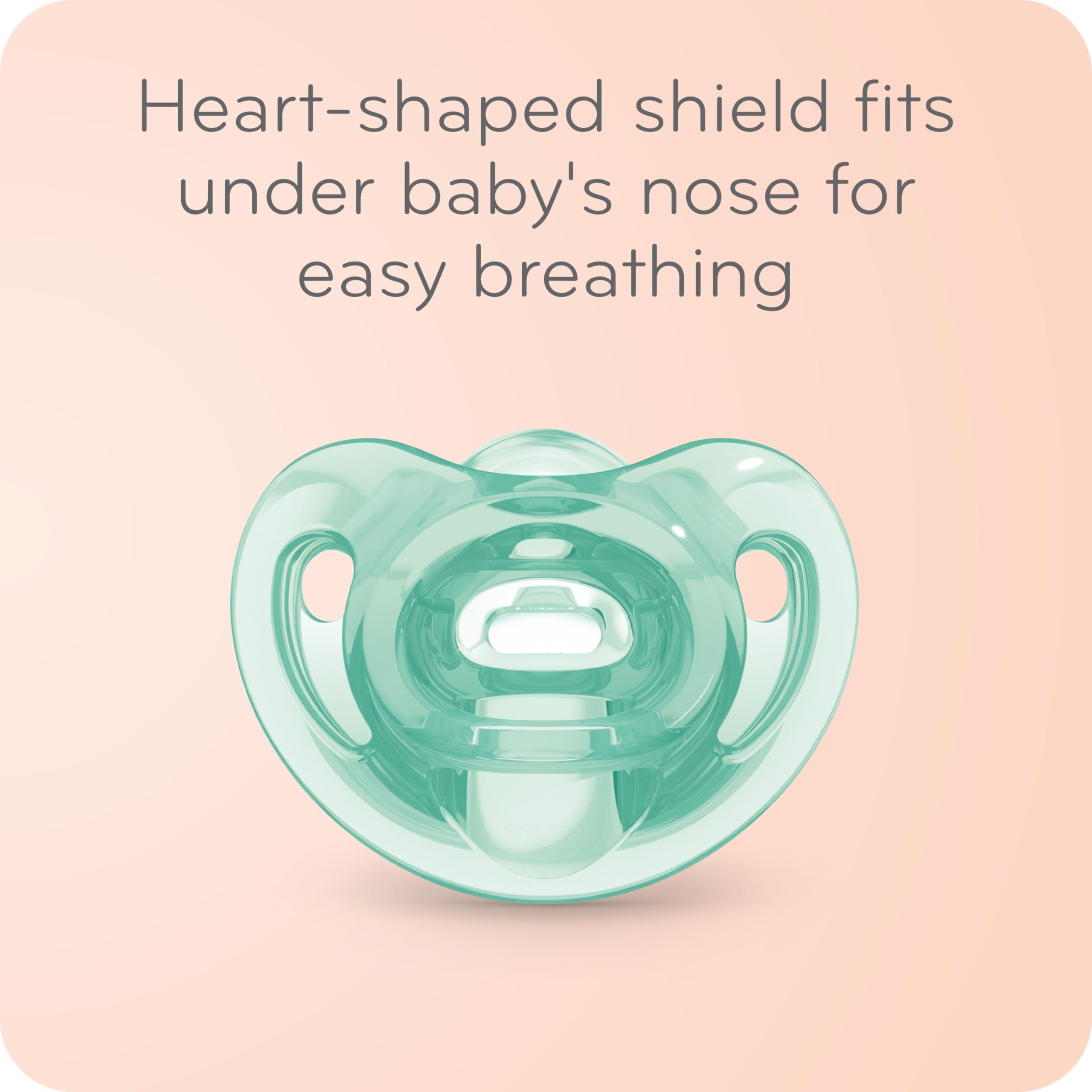NUK NUK Comfy Orthodontic Pacifiers, Timeless Collection, 6-18 Months, 5 Count