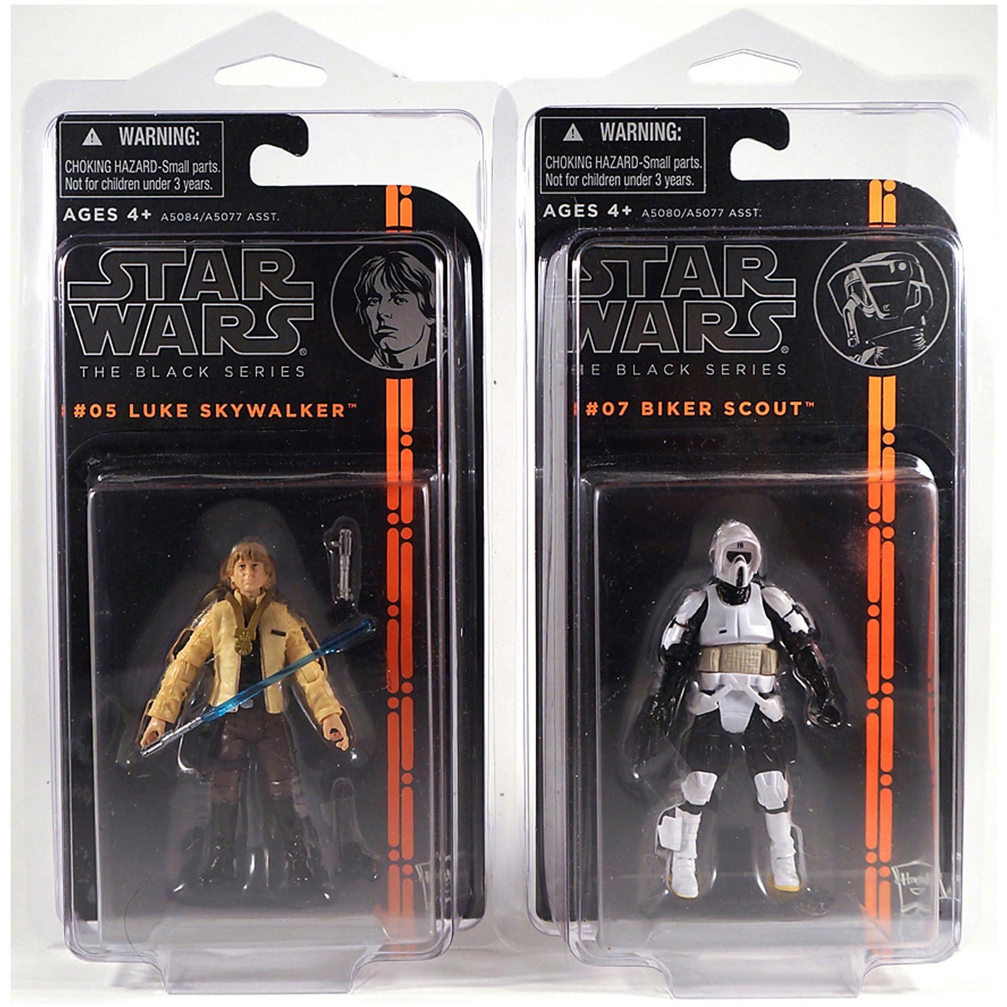 Protech Protech STAR6 Star Case Storage / Display ONLY for Small Star Wars Black Series with Orange Stripe Carded 3.75" Figures, 4.875" W x 9" H x 1.625" D, 100-Pack