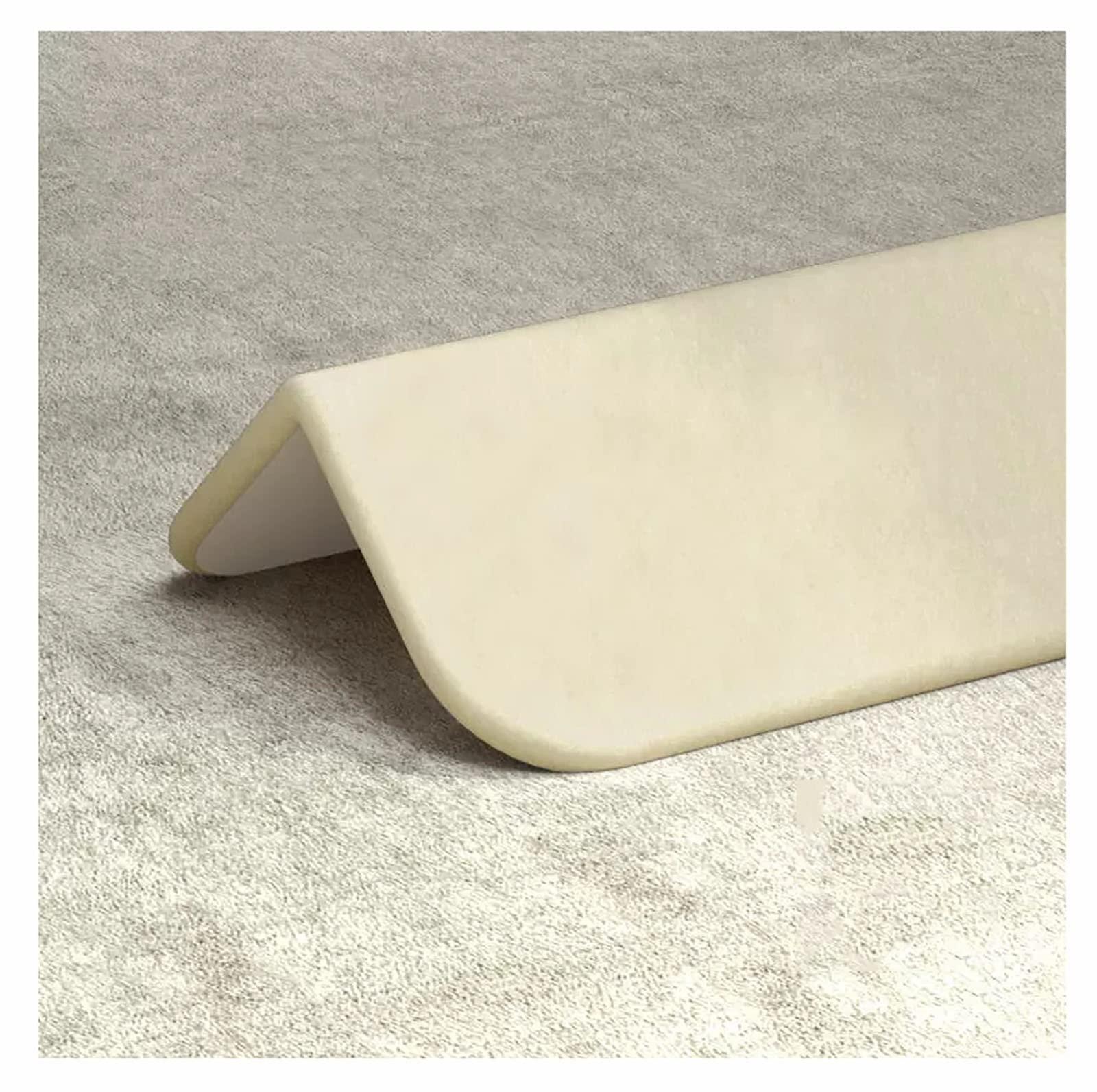 SRNSAEB 5cm/ 2in Width Wall Corner Guard Edge Protector, Self Stick Flexible Wall Corner Edge and Bumpers Guards for Kids Safety Home Decor Wall Protection (Color : Light Coffee, Size : 100cm/39.4in)