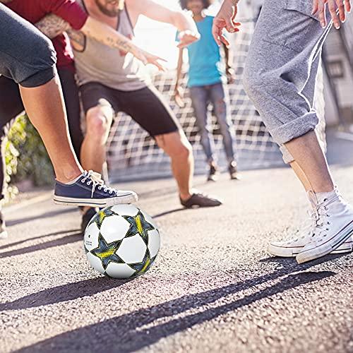 Dakapal Dakapal Kids Soccer Ball Size 3, Premium TPU Soccer Ball for Kids Toddlers Age 3-8 Creative Funny Indoor Outdoor Sport Balls Games Toys(deflated)