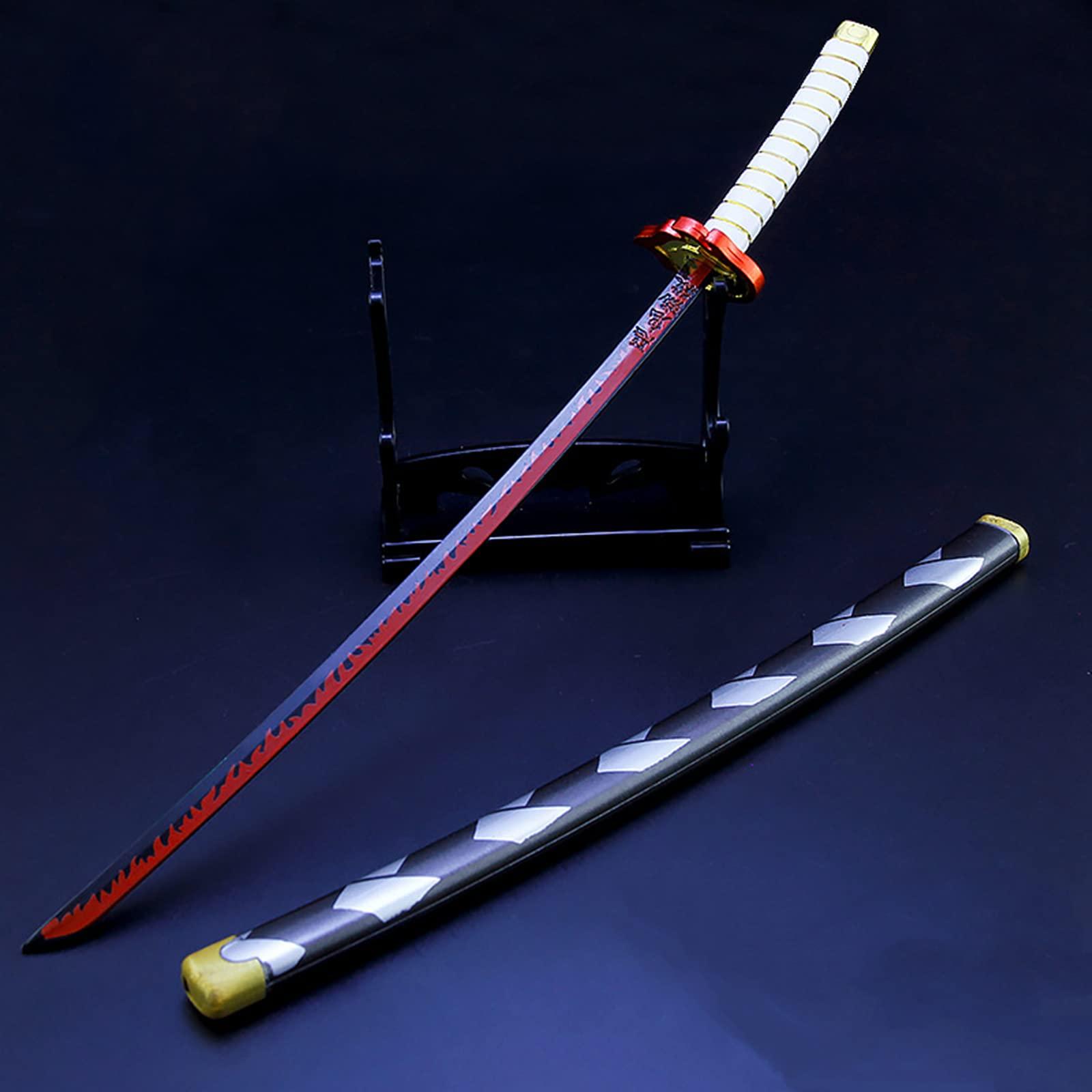 Larmuroki Larmuroki 10" Metal Anime Katana Models with a Stand, Anime Figures, Action Figure Collection for Display & Cosplay, Nice Gift(XSL-2)