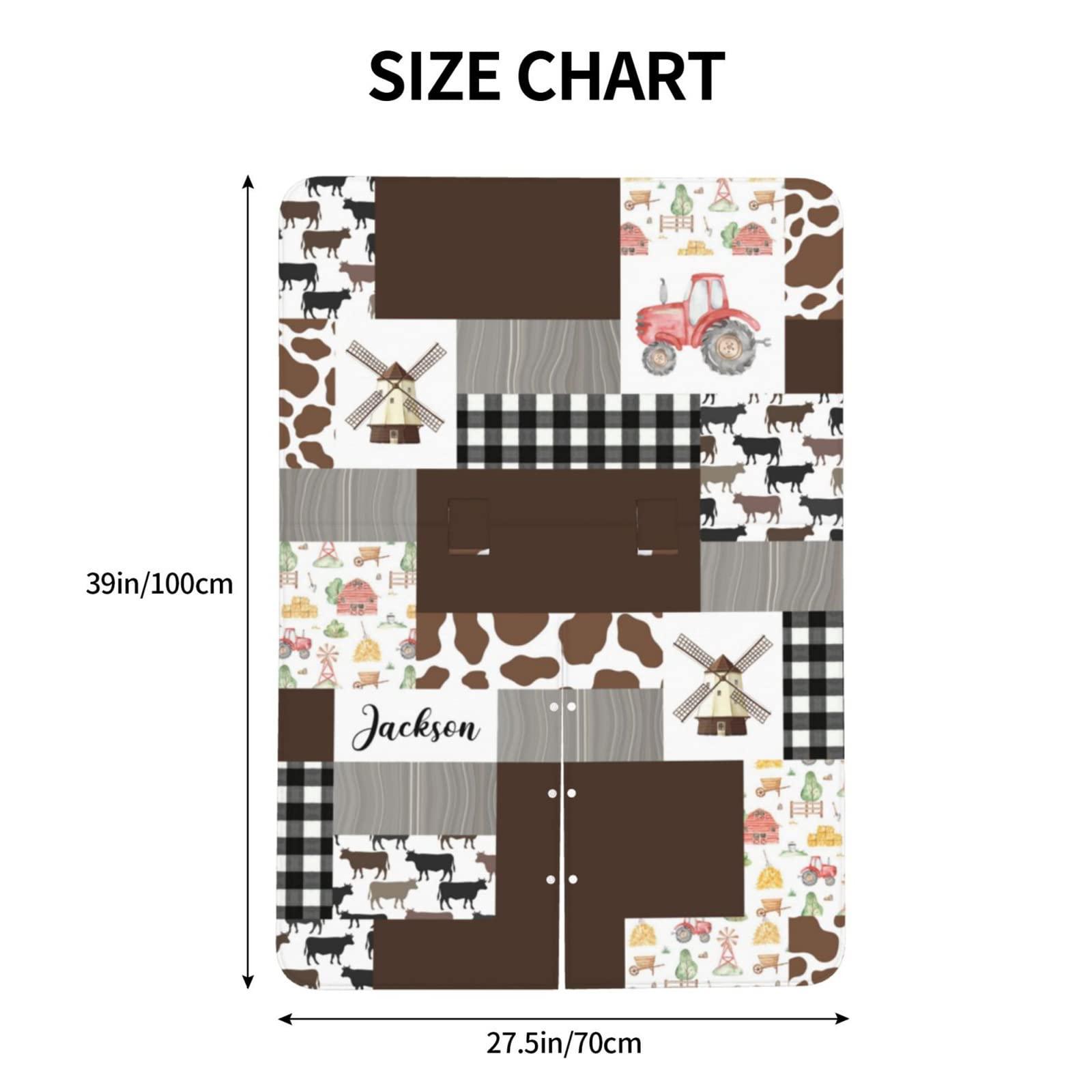 Munific Personalized Watercolor Farming Tractor Baby Car Seat Canopy for Babies with Name, Custom Car Seat Covers for Girls Boys, Peekaboo Opening Minky Nursing Cover Infant Car Seat Canopies for Newborn