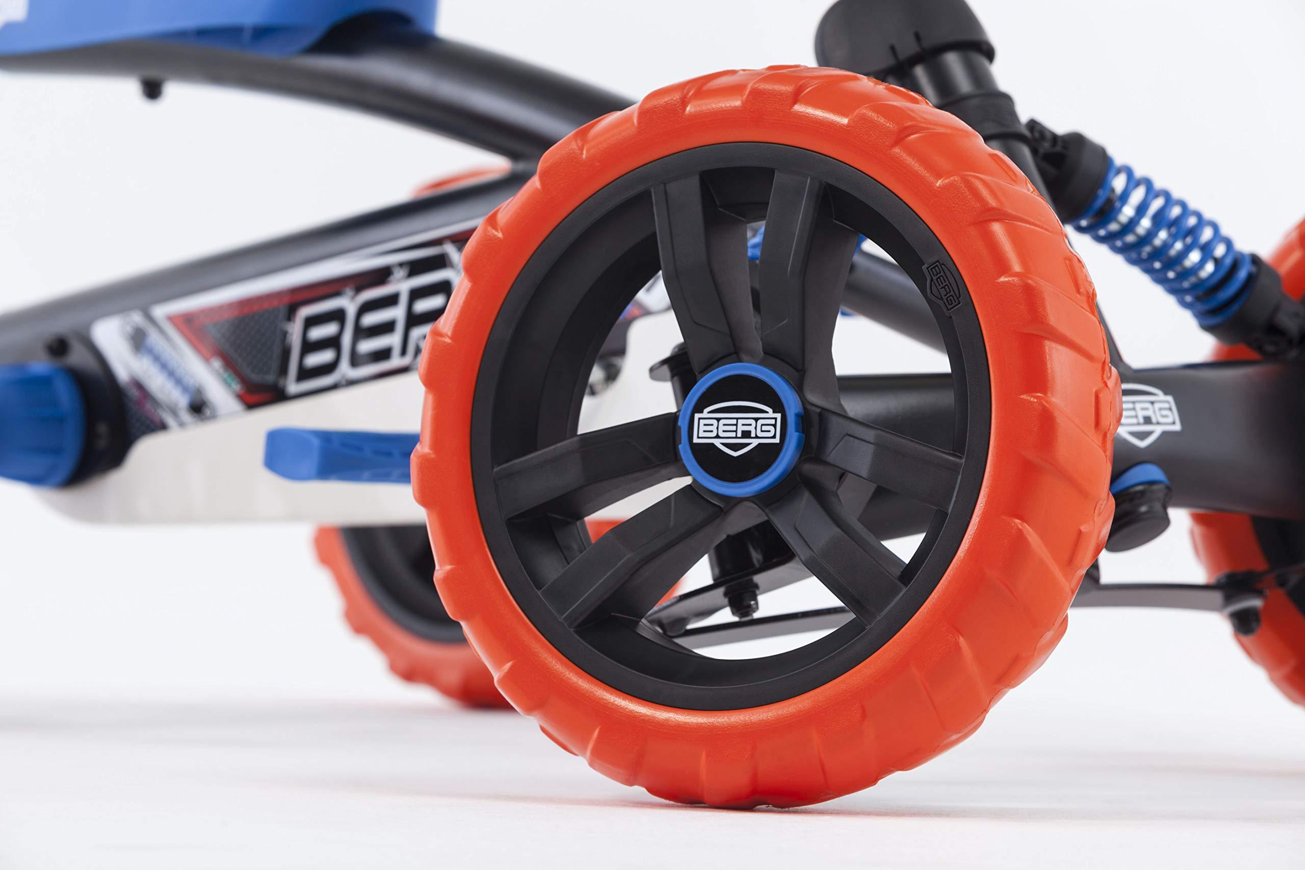 BERG BERG Pedal Kart Buzzy Nitro with Soundbox | Pedal Go Kart, Kids Ride On Toys | Pedal Cars for Kids 2-5 | Outdoor Toys Go Cart for Boys & Girls | Safe 4-Wheel Stability, EVA Tires