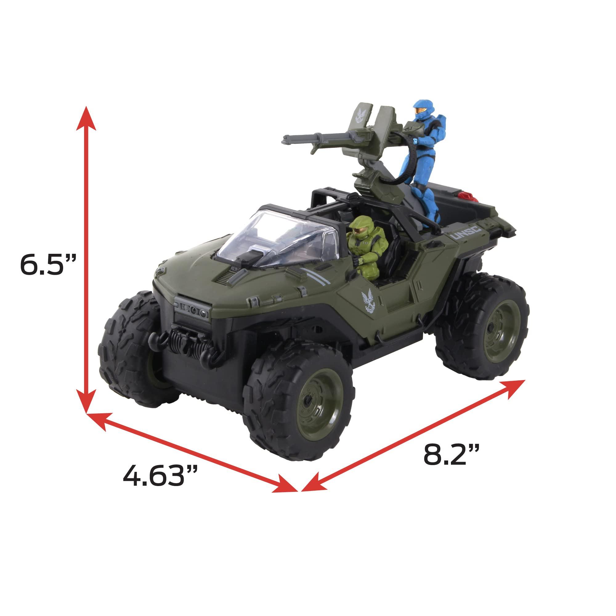 NKOK NKOK Halo Infinite RC: Battle Hog UNSC Warthog -W/Master Chief & Spartan, 2.4 GHz Radio Control w/Turbo Boost Vehicle